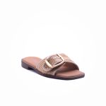 Why Weave Buckle Sandal Beige