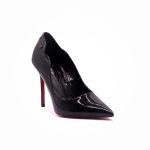 Miss Black Lola Red Bottom Heel Black
