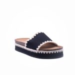 Why Crochet Platform Slide Black