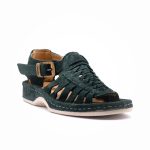 Omega Suede Sandal Green