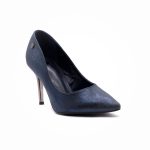 Footwork Metallic Stiletto Navy