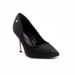 Footwork Metallic Stiletto Black